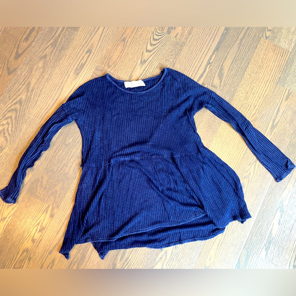 Vintage Havana Thermal Long Sleeve Flowy Top